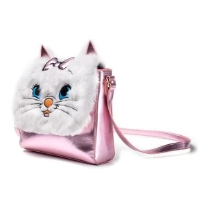 Image of Disney - Marie Womens Shaped Shoulder Bag - Pink/White