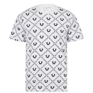 Image of True Religion AO Logo T Shirt - White