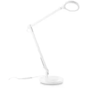Image of Ideal Lux Futura Desk Task Lamp White 4000K