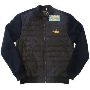 Image of The Beatles - Yellow Submarine Unisex Medium Quilted Jacket - Black