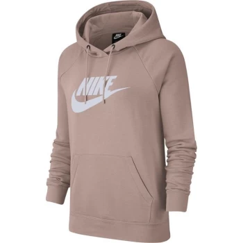 Image of Nike Sportswear Essential Womens Fleece Pullover Hoodie - Pink
