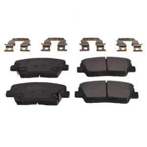 Image of Brake Pad set ADG042126 by Blue Print Rear Axle