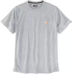 Image of Carhartt Force Relaxed Fit Midweight Pocket T-Shirt, grey Size M grey, Size M