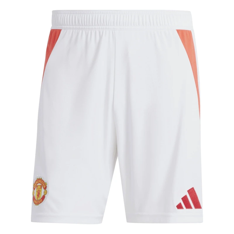 Image of adidas Manchester United Home Shorts 2024 2025 Adults - White White L