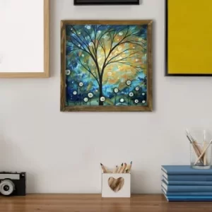 Image of MZM543 Multicolor Decorative Framed MDF Painting
