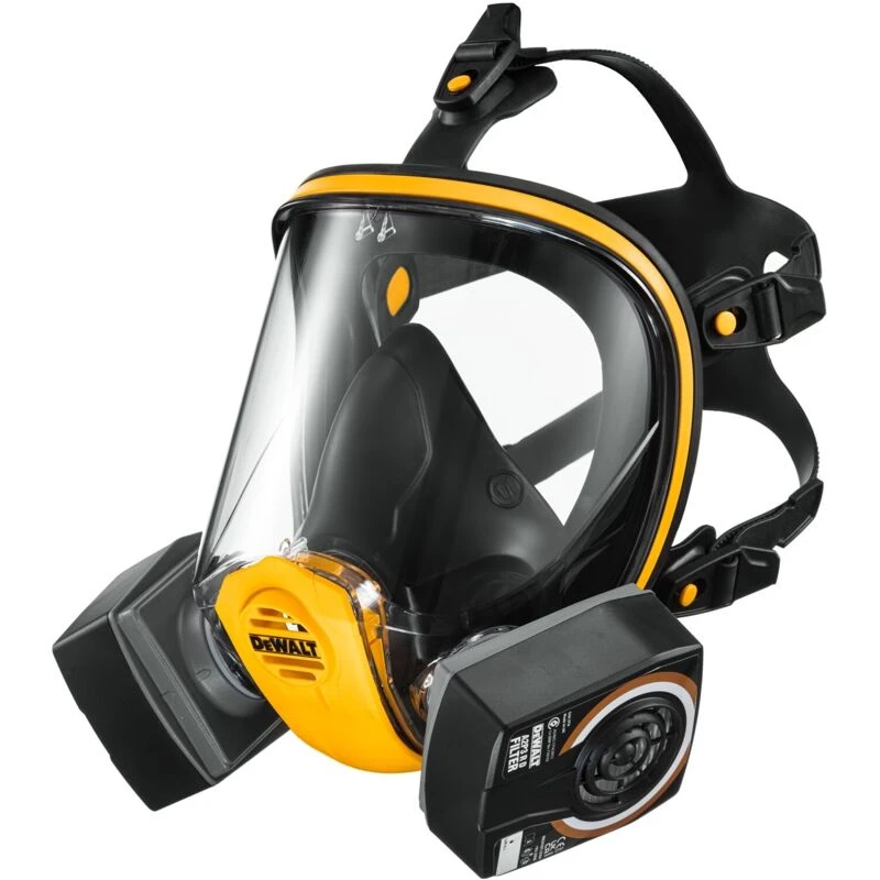 Image of DEWALT Respiration A2P3 Full Face Mask Respirator Size: M