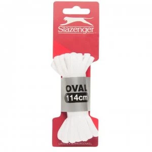 Image of Slazenger Shoe Laces - Oval White