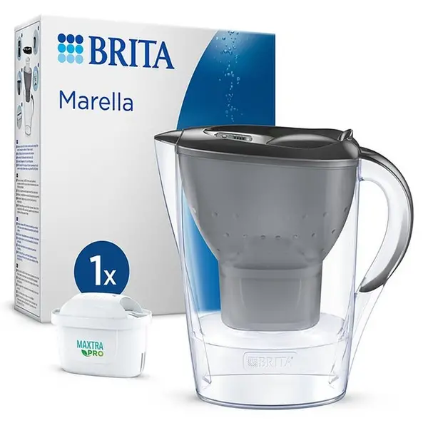 Image of Brita Marella Water Filter Jug Graphite, 2.4L