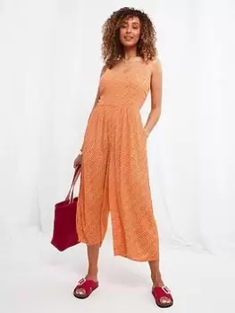 Image of Joe Browns Summer Days Jumpsuit Orange, Size 14, Women