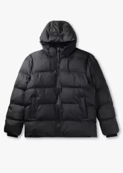 Image of Rains Mens Alta Puffer Jacket W3T3 In Black