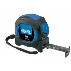 Image of DRAPER Auto Lock Measuring Tape, 8m/26ft, 25mm [04771]