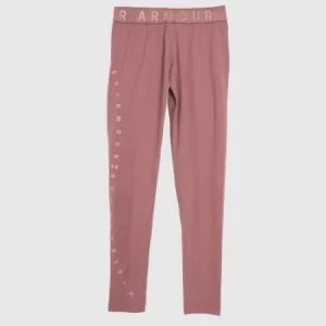 Image of Under Armour Favorite Graphic Leggings In Pale Pink