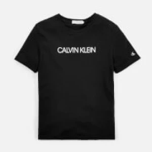 Image of Calvin Klein Boys' Institutional T-Shirt - CK Black - 8-9 Years