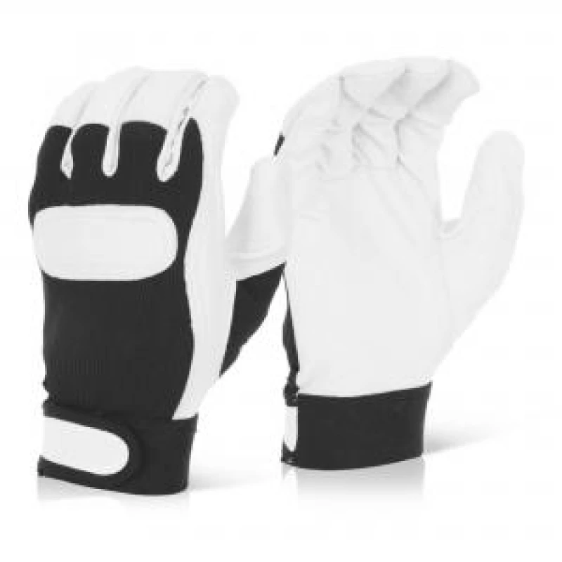 Image of Beeswift Beeswift Drivers Gloves 1Pr Soft Grain Leather Black Large BS051L BS051L
