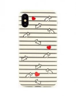Image of Radley Tpu Stripe Chalk iPhone Case iPhone X/Xs