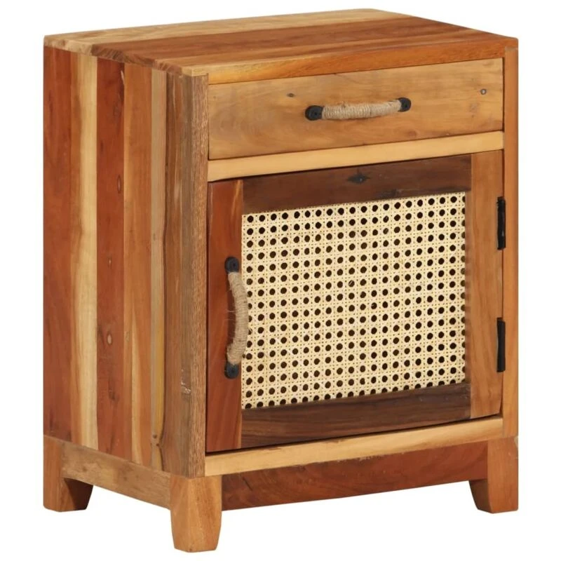 Image of VIDAXL Bedside Cabinet 40x30x50cm Solid Reclaimed Wood Vidaxl 8719883998084