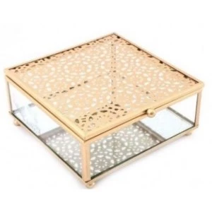 Image of Detailed Gold Jewellery Box 13m