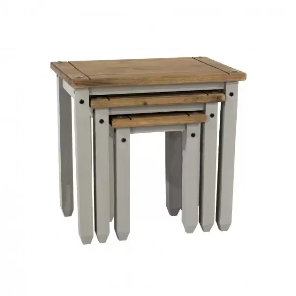 Image of Corona Grey Nest of Tables, Grey