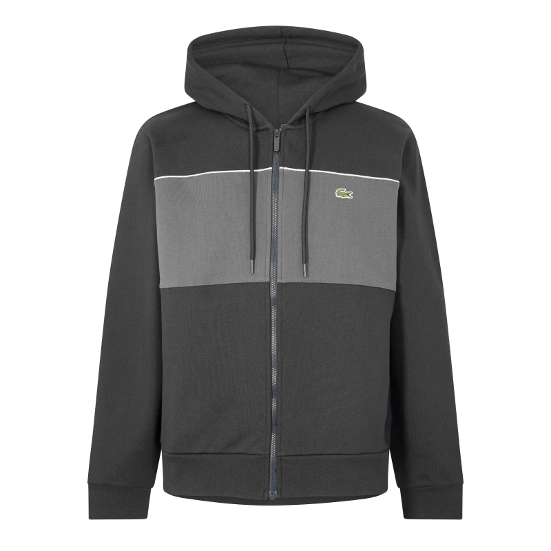 Image of Lacoste Mens Full Zip Fleece Black 4CI male M