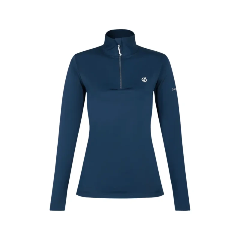 Image of Dare 2b 'Lowline II' Half-Zip Core Stretch Midlayer Dark Navy