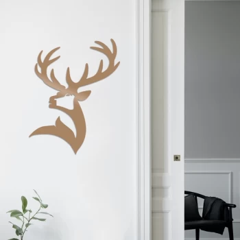 Image of Dear2 - Copper Copper Decorative Metal Wall Accessory