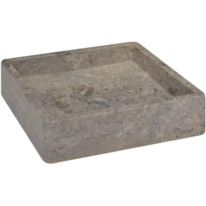 Image of VIDAXL Sink Grey 40x40x10cm Marble vidaXL 8720286300817