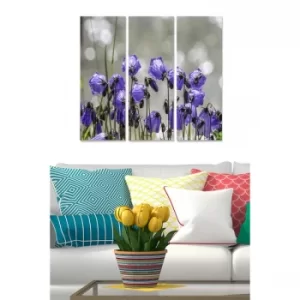 Image of MDF3573012 Multicolor Decorative MDF Painting (3 Pieces)