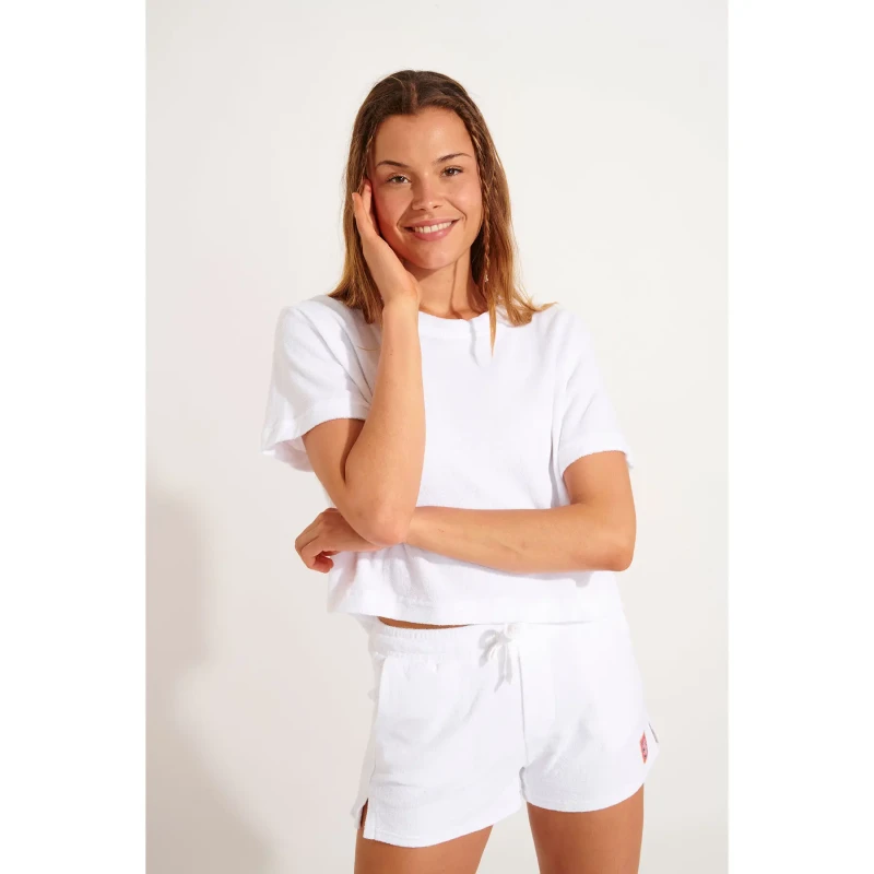 Image of banana moon Womens T-Shirt Banana Moon Orzo Seasponge Blanc Female XL