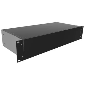 Image of Hammond RM2U1908SBK Rack Mounted Enclosure 203x421x89mm Aluminium ...