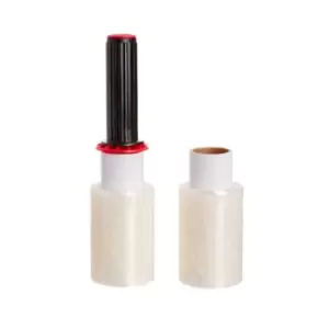 Image of Flexocare 2 Mini Stretchwrap Rolls and Dispenser - 100mm x 150m