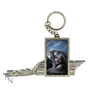 Image of Wolf Protector 3D Pack Of 10 Keyrings