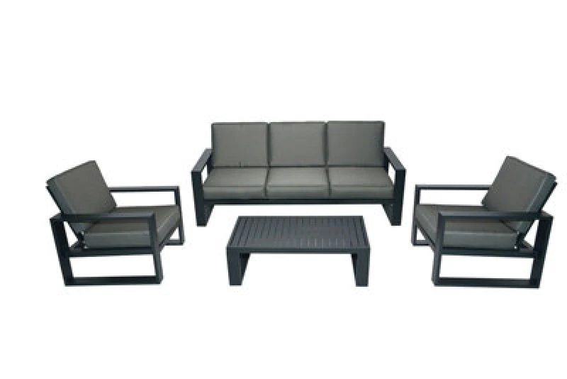 Image of Furniture One 3 Seater Reversible Corner Storage Sofa Bed - Dark Grey A1373-UK-F