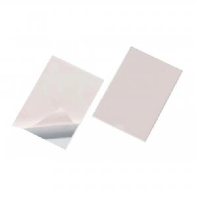 Image of Durable Durable - pocketfix Self-Adhesive Clear Label Sleeve Pockets 25 Pack A6 - Transparent 827619