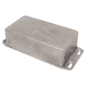 Image of Hammond 1590NFL Diecast Enclosure Flanged Lid Natural 121 x 66 x 40mm