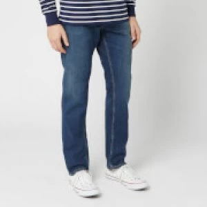 Image of Nudie Jeans Mens Steady Eddie II Straight Jeans - Dark Classic - W36/L32