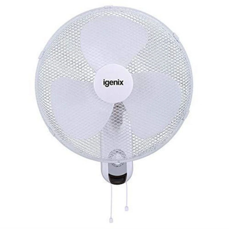 Image of Igenix Wall Mounted Fan, 16" White