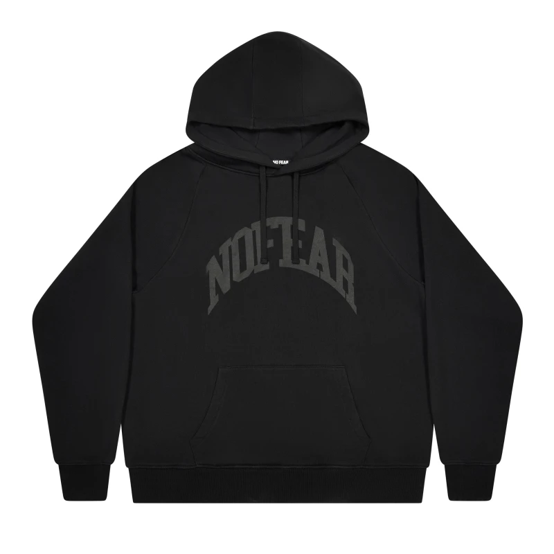 Image of No Fear Mens Varsity Hoodie Black male S