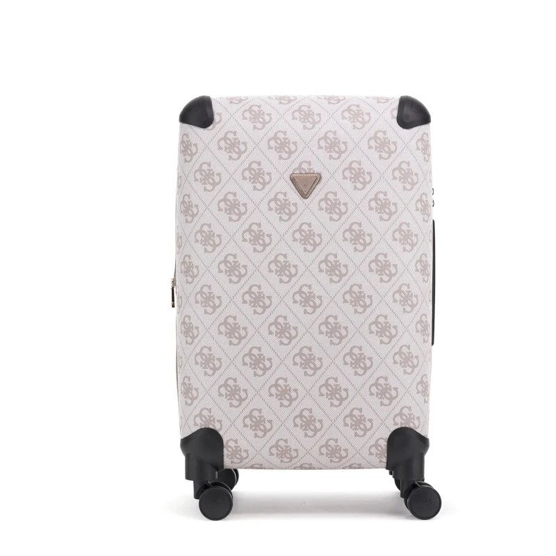 Image of Guess Womens trolley suitcase Guess Berta 22" Beige Female TU