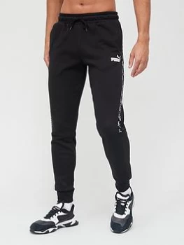 Image of Puma Power Tape Sweat Pants - Black Size M Men