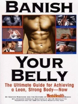 Image of Banish Your Belly by Kenton Robinson and Dragomir Cioroslan and Mens Health Paperback