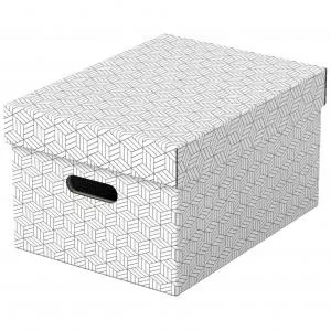 Image of ESSELTE Storage Box Home Size M 3pcs white