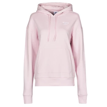 Image of Reebok Classic RI FLEECE HOODY womens Sweatshirt in Pink - Sizes S,M,L