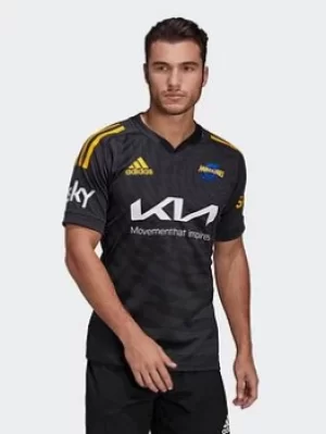 Image of adidas Hurricanes Rugby Replica Alternate Jersey, Grey, Size S, Men