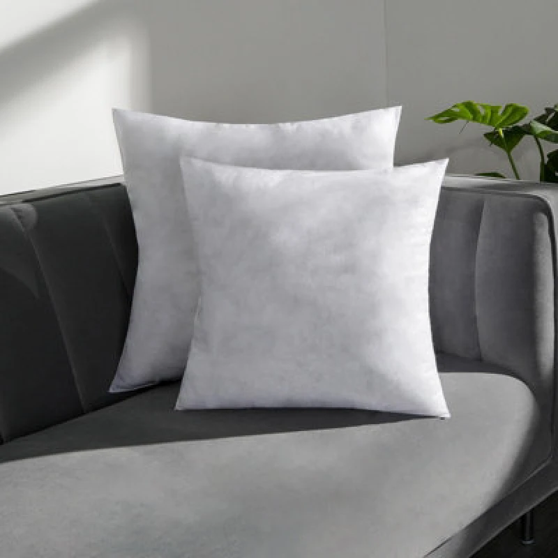 Image of OHS OHS 2 Pack Cushion Inserts Filler Hollowfibre Inner Pads in White Size: 55cm x 55cm White 55cm x 55cm Unisex 5027434163632
