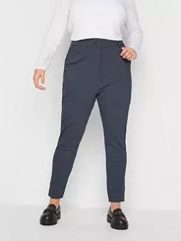 Image of Yours Bengaline Trouser Navy, Blue, Size 20, Women