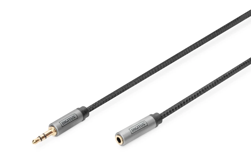 Image of Digitus Audio Extension Cable. 3.5mm jack to 3.5mm socket