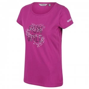 Image of Regatta Womens Breezed Coolweave T-Shirt - Vivid Viola