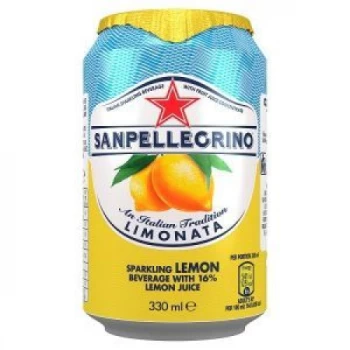 Image of San Pellegrino Fruit Beverage - Lemon - 330ml x 24