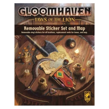 Image of Gloomhaven - Jaws of the Lion Removable Sticker Set & Map