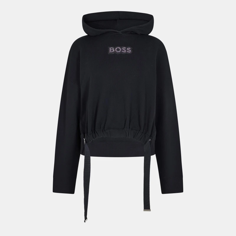 Image of Boss Womens Short Sleeve Polo Shirt Black female 8 (S)